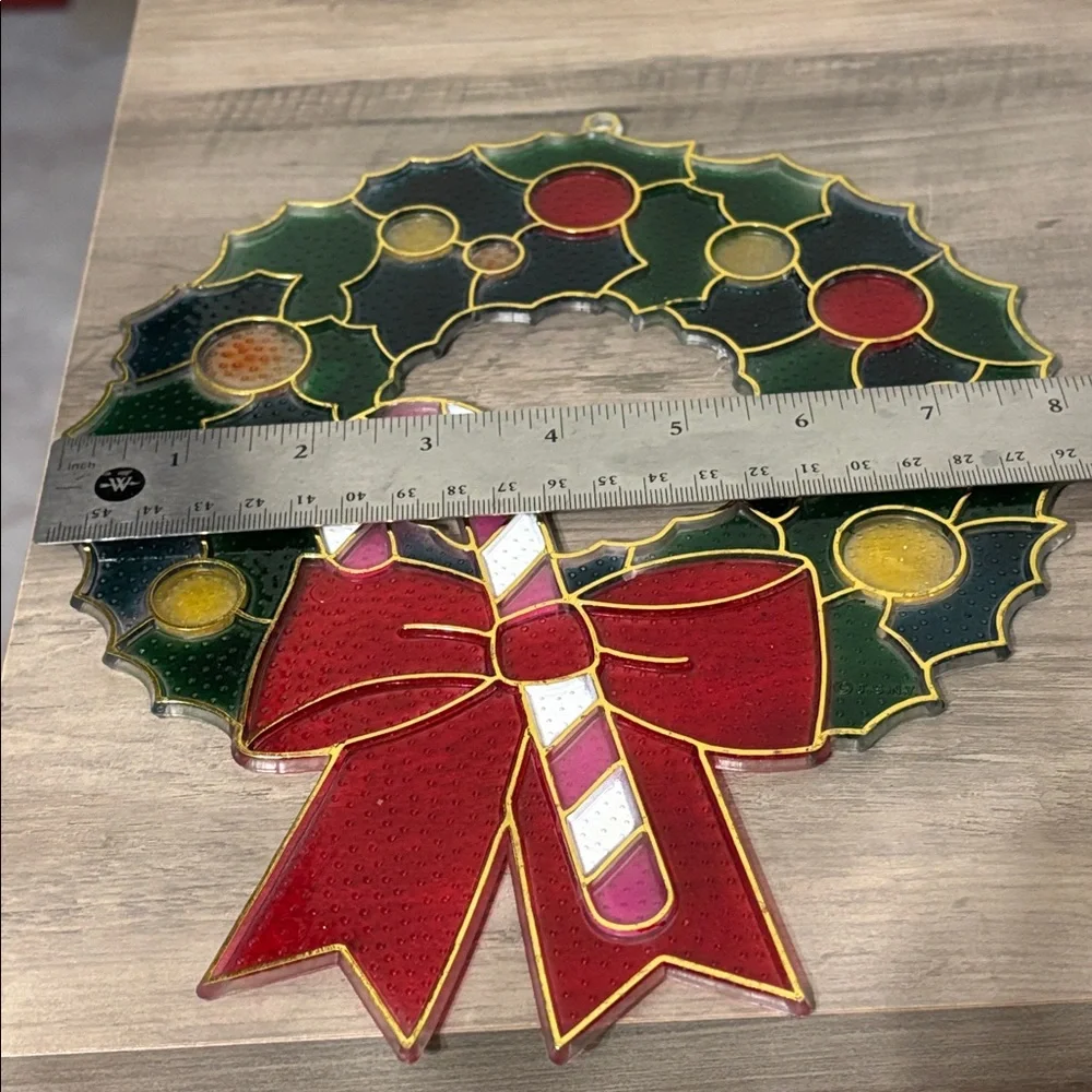 Vtg 70s Christmas Wreath 10